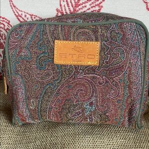 Etro Multicolor Paisley Pouch